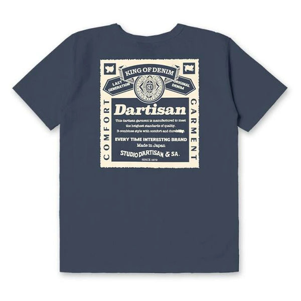 STUDIO D'ARTISAN 8164A Heavyweight Vintage Knit T-Shirt