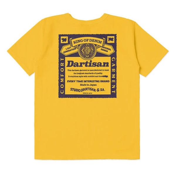 STUDIO D'ARTISAN 8164A Heavyweight Vintage Knit T-Shirt