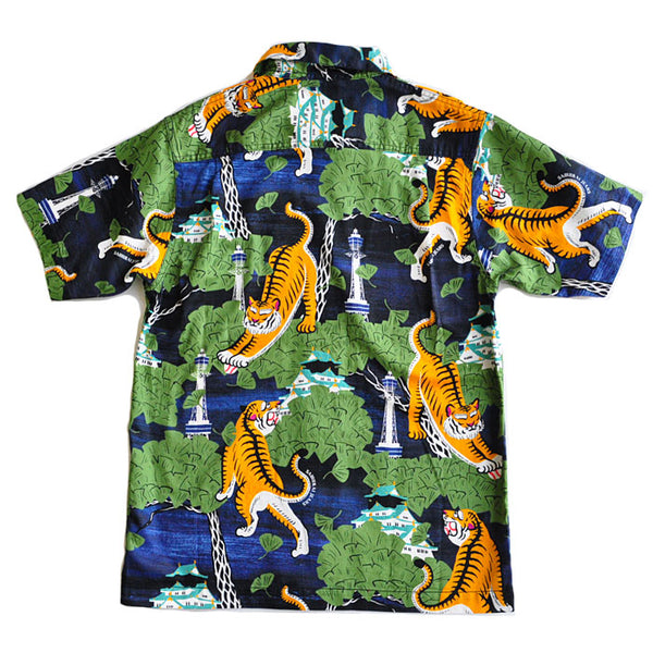 SAMURAI JEANS SSA20-OSK Osaka Pattern Cotton Hawaiian Shirt