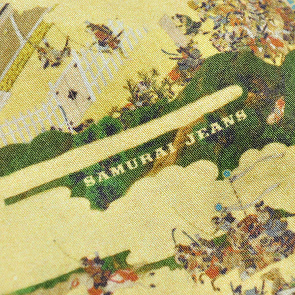 SAMURAI JEANS SSA21-HJ Honnoji Temple Pattern Aloha Shirt