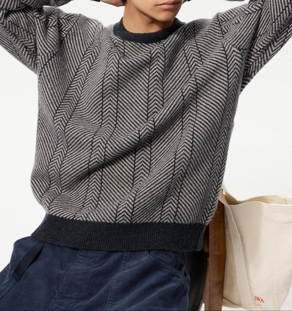 UNIQLO and JW ANDERSON Lambswool Crew Neck Sweater