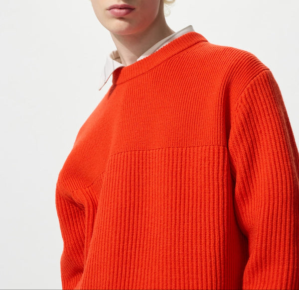 UNIQLO and JW ANDERSON Ribbed Crew Neck Sweater