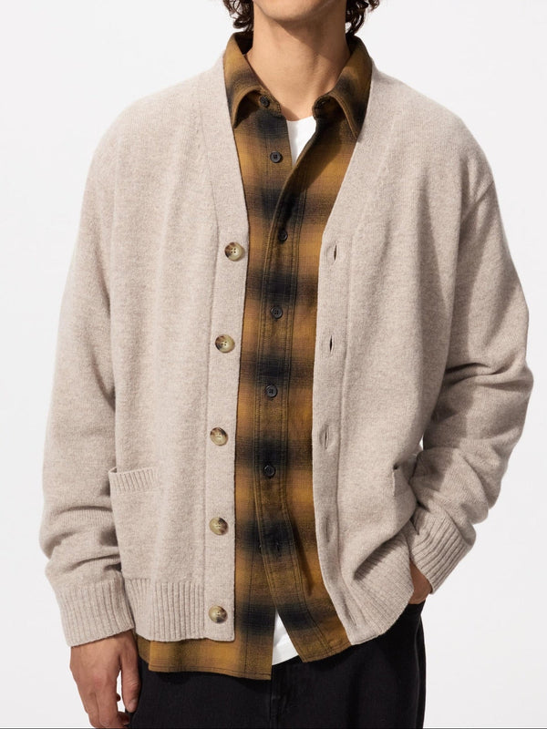 Uniqlo Lambswool V-Neck Cardigan
