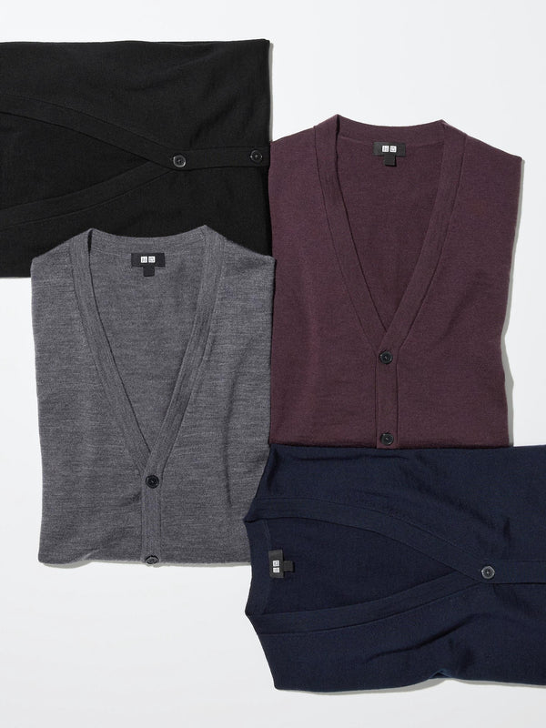 Uniqlo Merino V-Neck Cardigan