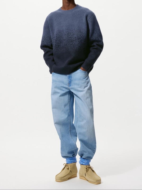 Uniqlo Soufflé Yarn Gradient Crew Neck Sweater