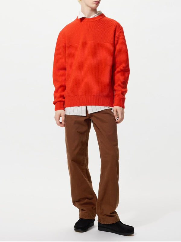 UNIQLO and JW ANDERSON Ribbed Crew Neck Sweater
