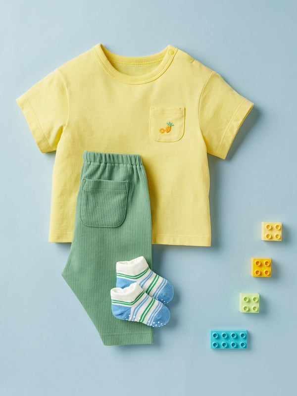 Uniqlo AIRism Cotton Crew Neck T-Shirt Kids