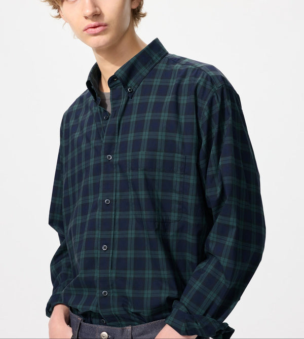 Uniqlo Regular Fit Broadcloth Check Shirt
