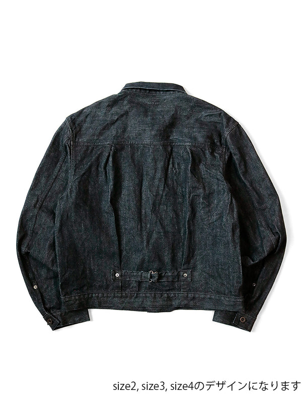 Kapital 14oz denim 1ST JKT (black thread ver.) - HARUYAMA