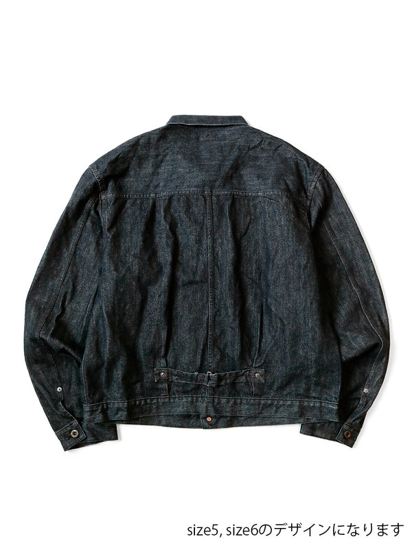 Kapital 14oz denim 1ST JKT (black thread ver.) - HARUYAMA