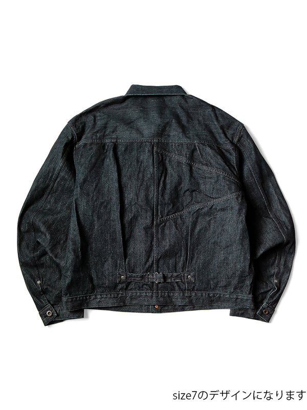 Kapital 14oz denim 1ST JKT (black thread ver.) - HARUYAMA