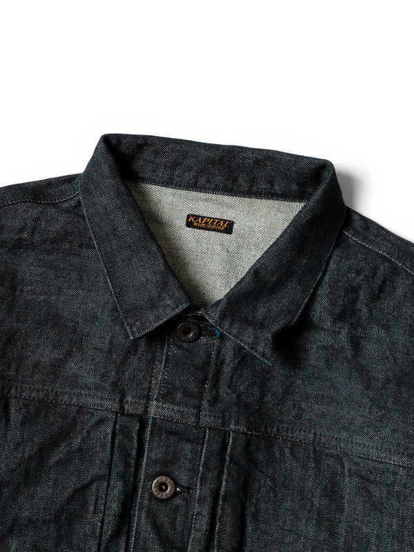 Kapital 14oz denim 1ST JKT (black thread ver.) - HARUYAMA