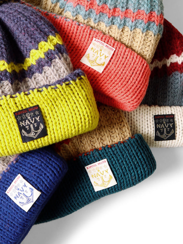 Kapital 3G Wool Ribbed Knit CAP - HARUYAMA