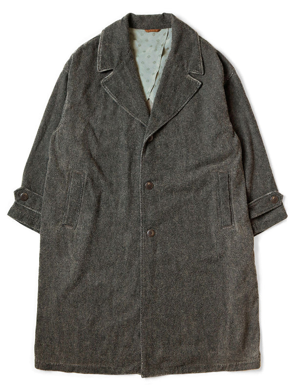 Kapital twill aged wool cavalier coat - HARUYAMA