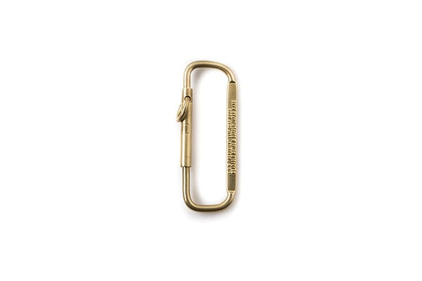 CANDY DESIGN&WORKS Kendrick CK-18 Keyring – Brass Vintage Carabiner