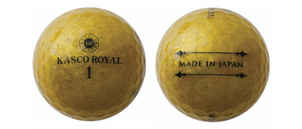 KASCO ROYAL Gold Glow Official Golf Balls 5-Layer Premium Construction - 6 Pack