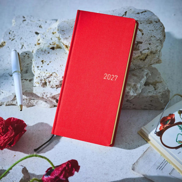 Hobonichi Techo 2027 Weeks Poppy Red Planner