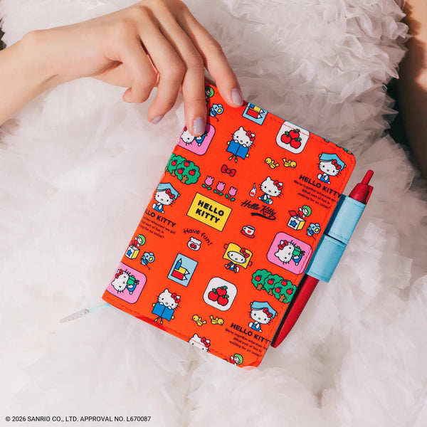 Hobonichi Techo 2027 HELLO KITTY "Techo to Nakayoshi" Planner Cover – A6 Original A5 Cousin Size