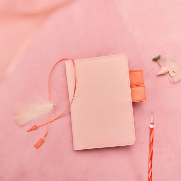 Hobonichi Techo 2027 Colors Airy Flamingo Cover Original Size A6 Polyester Planner Cover
