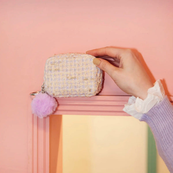 HOBONICHI Drawer Pouch Pico – Iwate Homespun Pom-Pom Tweed