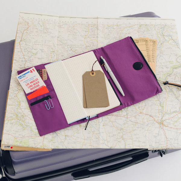 Hobonichi Techo 2027 Tragen Purple Weeks Cover
