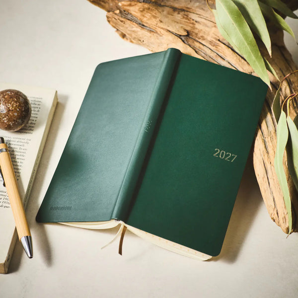 Hobonichi Techo 2027 Weeks Forest Green Planner