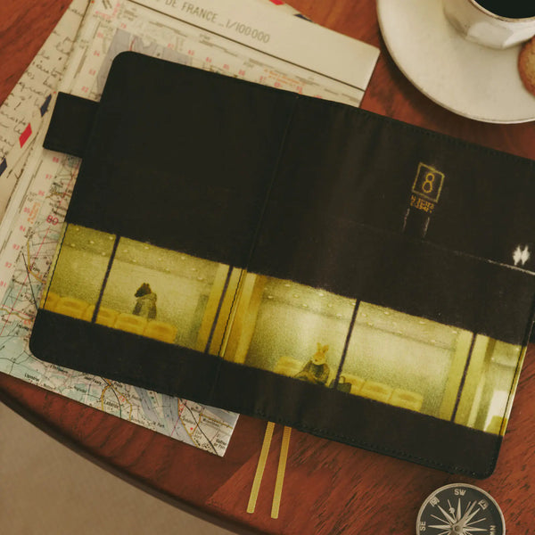 Hobonichi Techo 2027 Akiko Miyakoshi An Airport at Night A6 Planner Cover