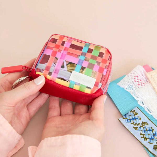 HOBONICHI Drawer Pouch Pico – Transparent Check