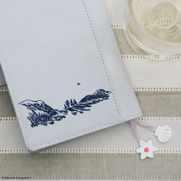MOOMIN My Garden Embroidered Notebook Cover – Hobonichi Original A6 / Cousin A5