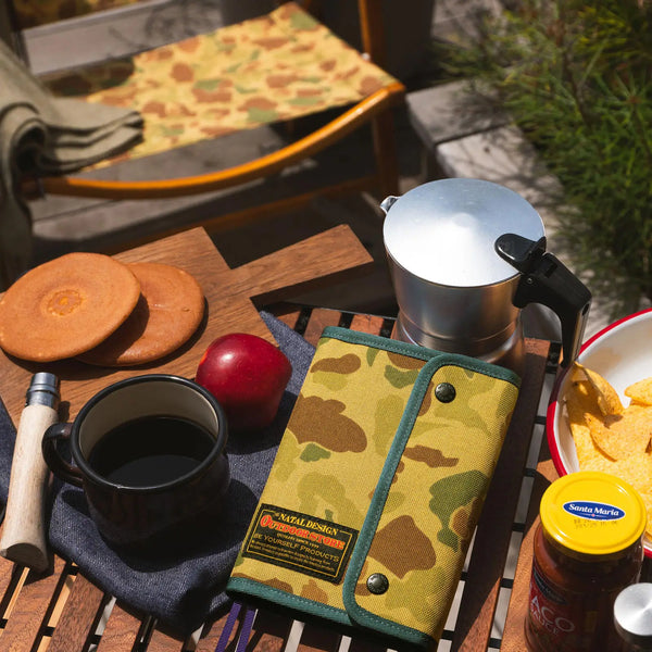 Hobonichi Techo 2027 NATAL DESIGN Hello New Day Camo A6 Planner Cover