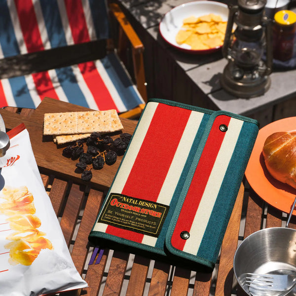 Hobonichi Techo 2027 NATAL DESIGN Hello New Day Retro Stripe A5 Cousin Planner Cover