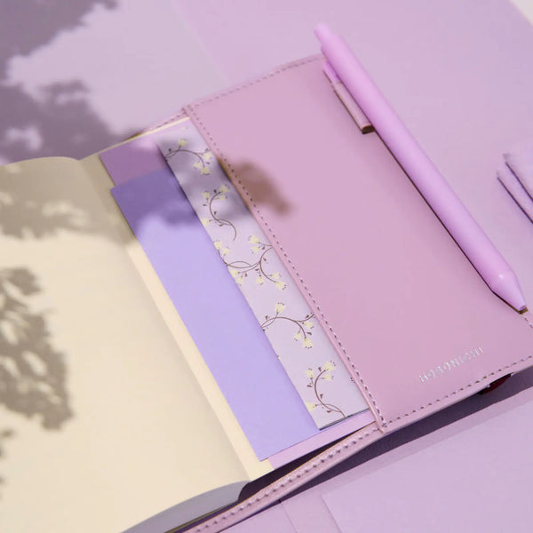 Hobonichi Techo 2027 ONLY IS NOT LONELY Lilac A6 Planner Cover