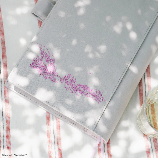 MOOMIN My Garden Embroidered Notebook Cover – Hobonichi Original A6 / Cousin A5