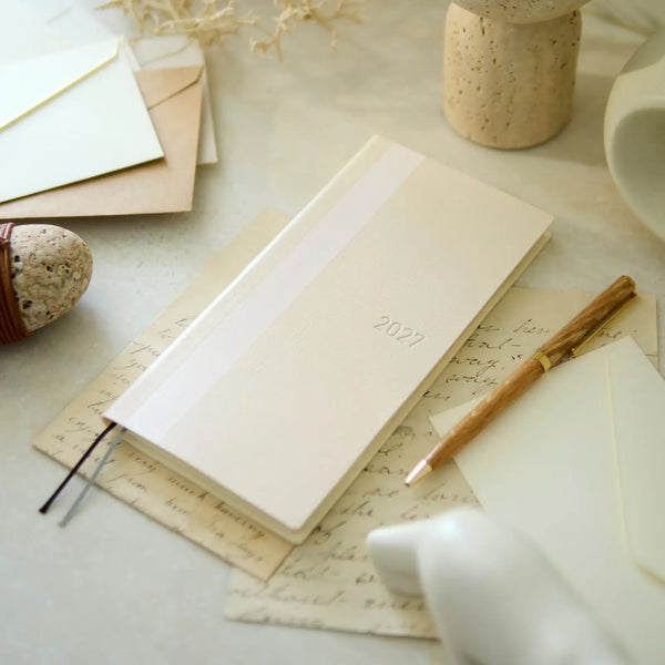 Hobonichi Techo 2027 Weeks White Line Ivory