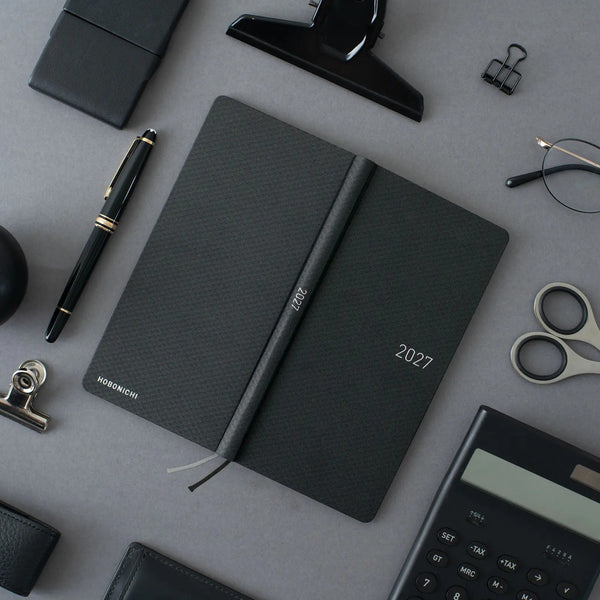 Hobonichi Techo 2027 Weeks Black Argyle Planner