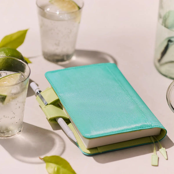 Hobonichi Techo Colors Aqua Lime Cover Original Size A6 Polyester Planner Cover 2027