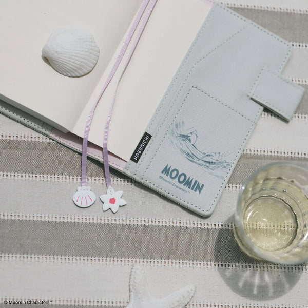 MOOMIN My Garden Embroidered Notebook Cover – Hobonichi Original A6 / Cousin A5