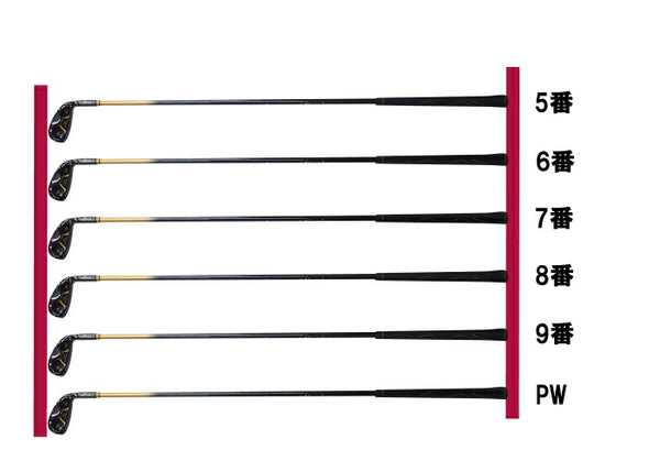 Mutsumi Honma MH-777 One Length Iron Set 6-Piece Golf Clubs