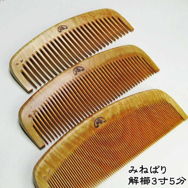 Japanese Handmade Wooden Hair Comb