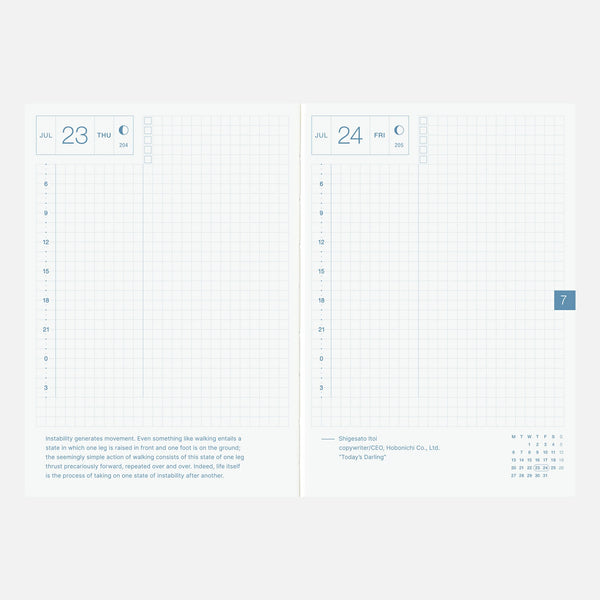 Hobonichi Techo 2026 Original A6 Planner English Version
