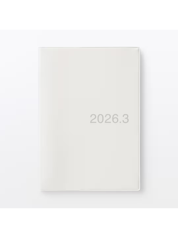 Muji 2026–2027 A5 Monthly & Weekly Planner (March 2026 Start, Monday Start)