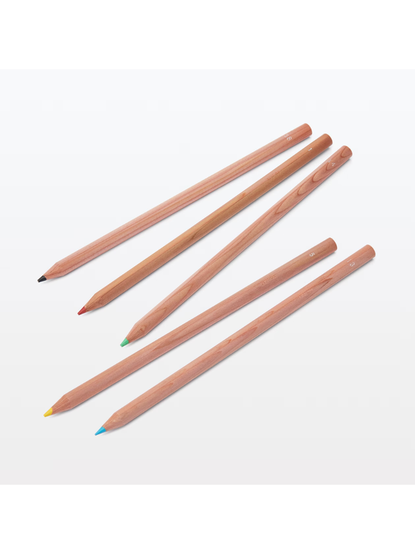 Muji 60 Color Pencil Set in Paper Tube Case