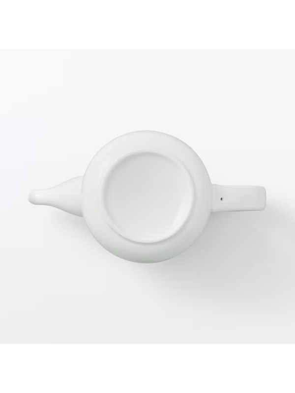 Muji White Porcelain Teapot 550ml