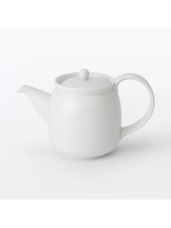Muji White Porcelain Teapot 550ml