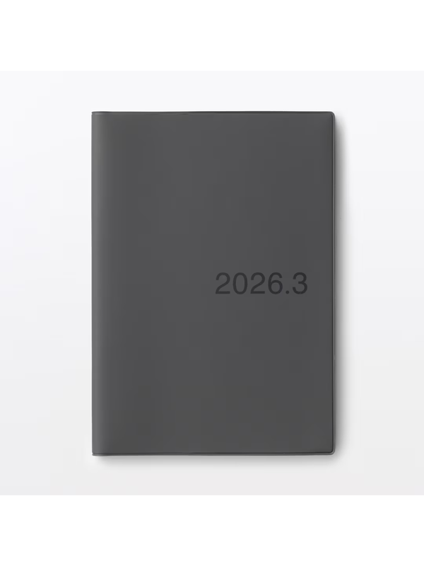 Muji 2026–2027 A5 Monthly & Weekly Planner (March 2026 Start, Monday Start)