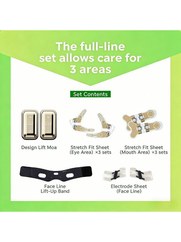 YA-MAN Design Lift More EMS Facial Device Full Line Set