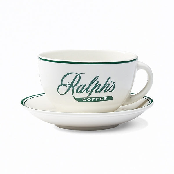 Ralph’s Coffee Logo Cup & Saucer Set