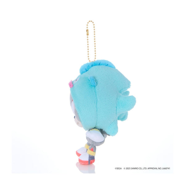 Sonic & Friends × Sanrio Characters Mascot Shadow × Hangyodon Plush Keychain--【Pre-order】