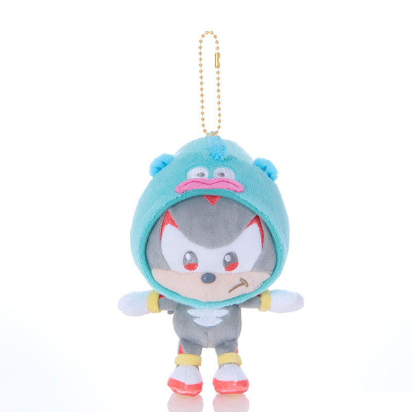 Sonic & Friends × Sanrio Characters Mascot Shadow × Hangyodon Plush Keychain--【Pre-order】