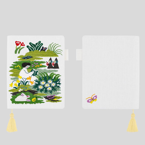 Hobonichi 5-Year Techo 2027-2031 Gift Set haconiwa Embroidered Cover A5